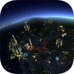 earth buildings live wallpaper android application logo